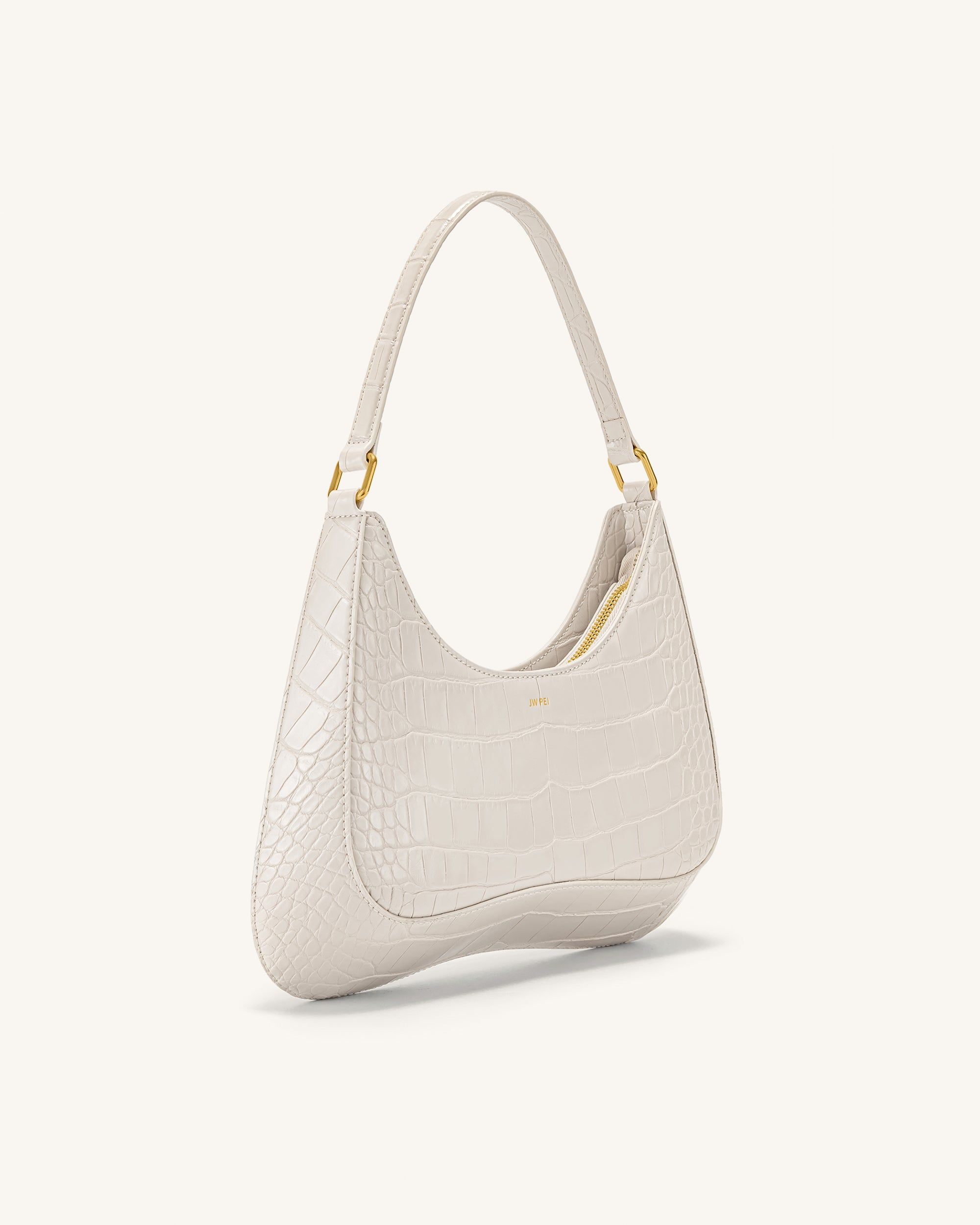 Ruby Shoulder Bag - White Croc - JW PEI - Modalova