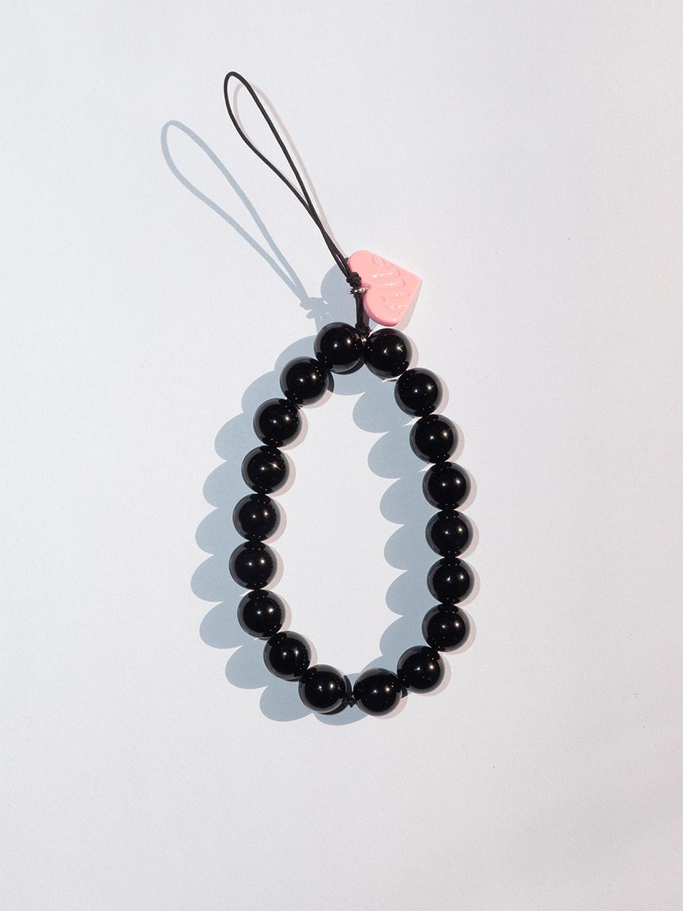 Onyx Beaded String Phone Charm_Round - fille - Modalova