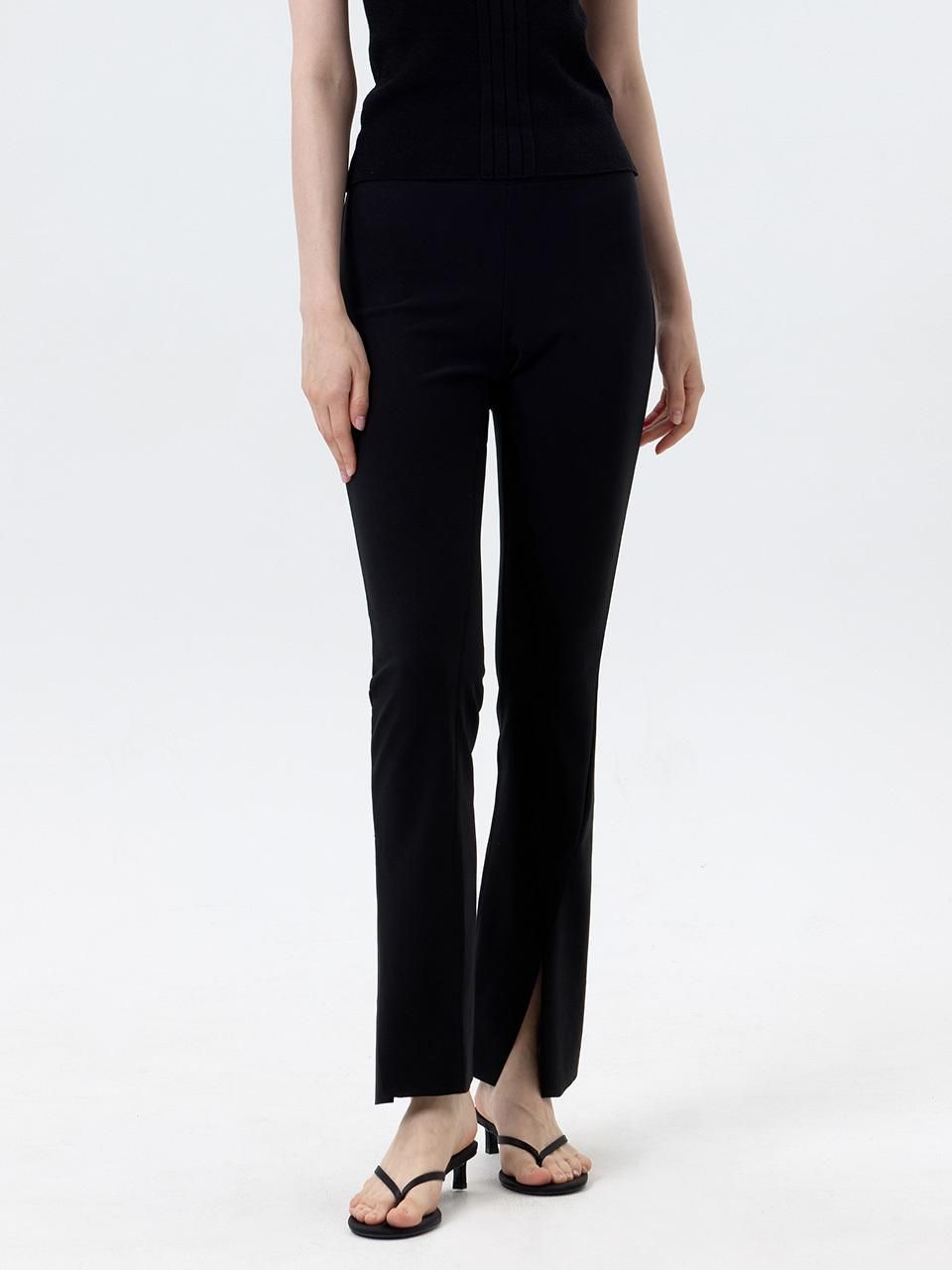 ELIXIR: Elixir Slit Bootcut Pants (2 colors) - REPERE - Modalova