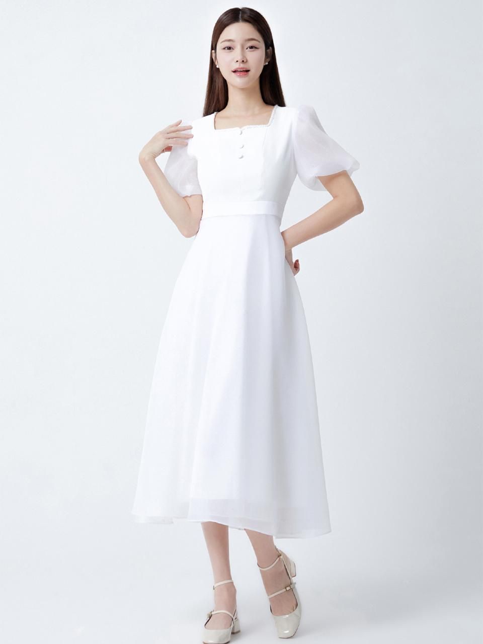 ItMICHAA texture block dress ITN4WOP720 (2 COLOR) - IT MICHAA - Modalova