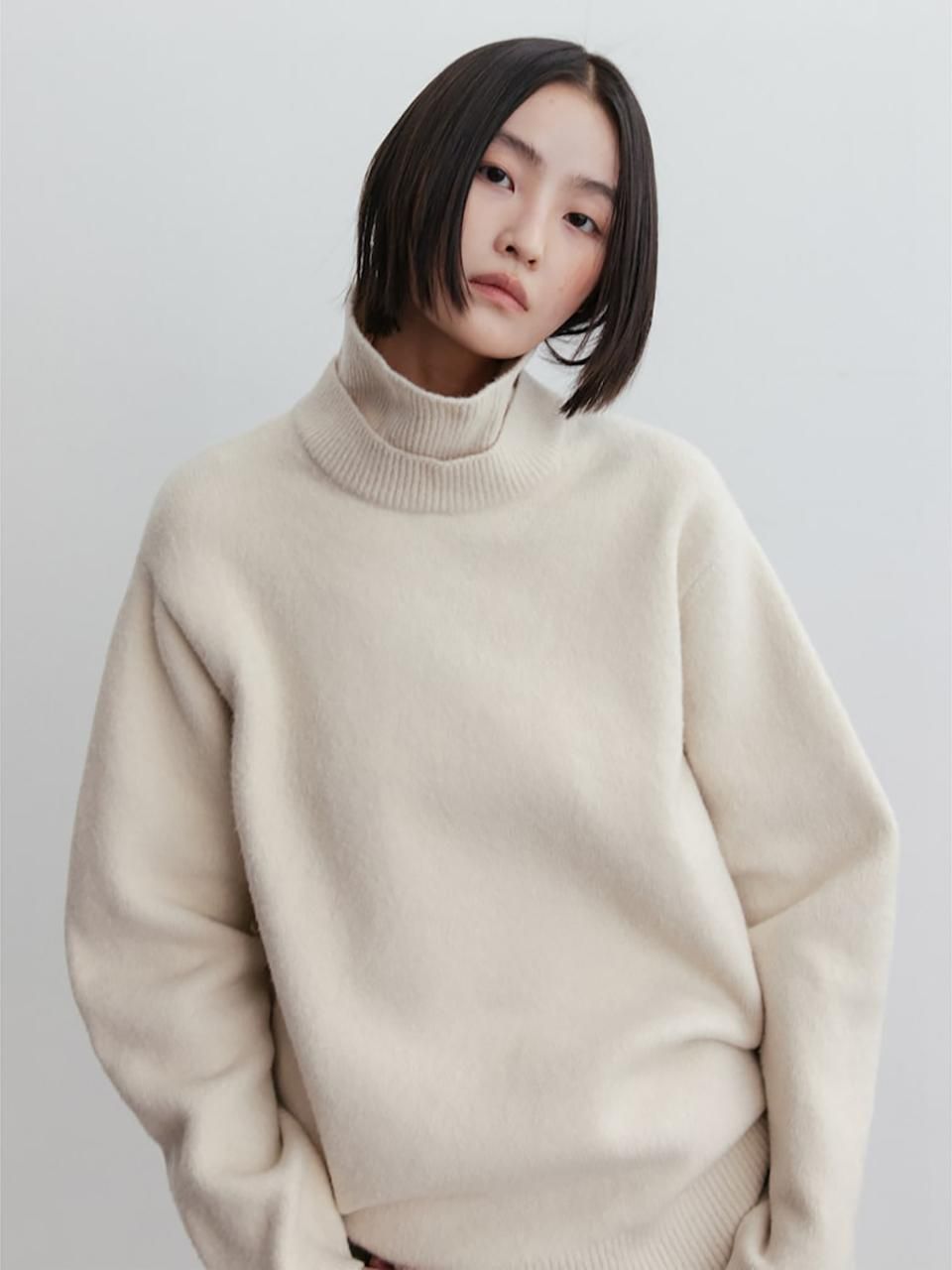 Overfit Turtleneck Pullover (WE3X51T800) - kotelo - Modalova