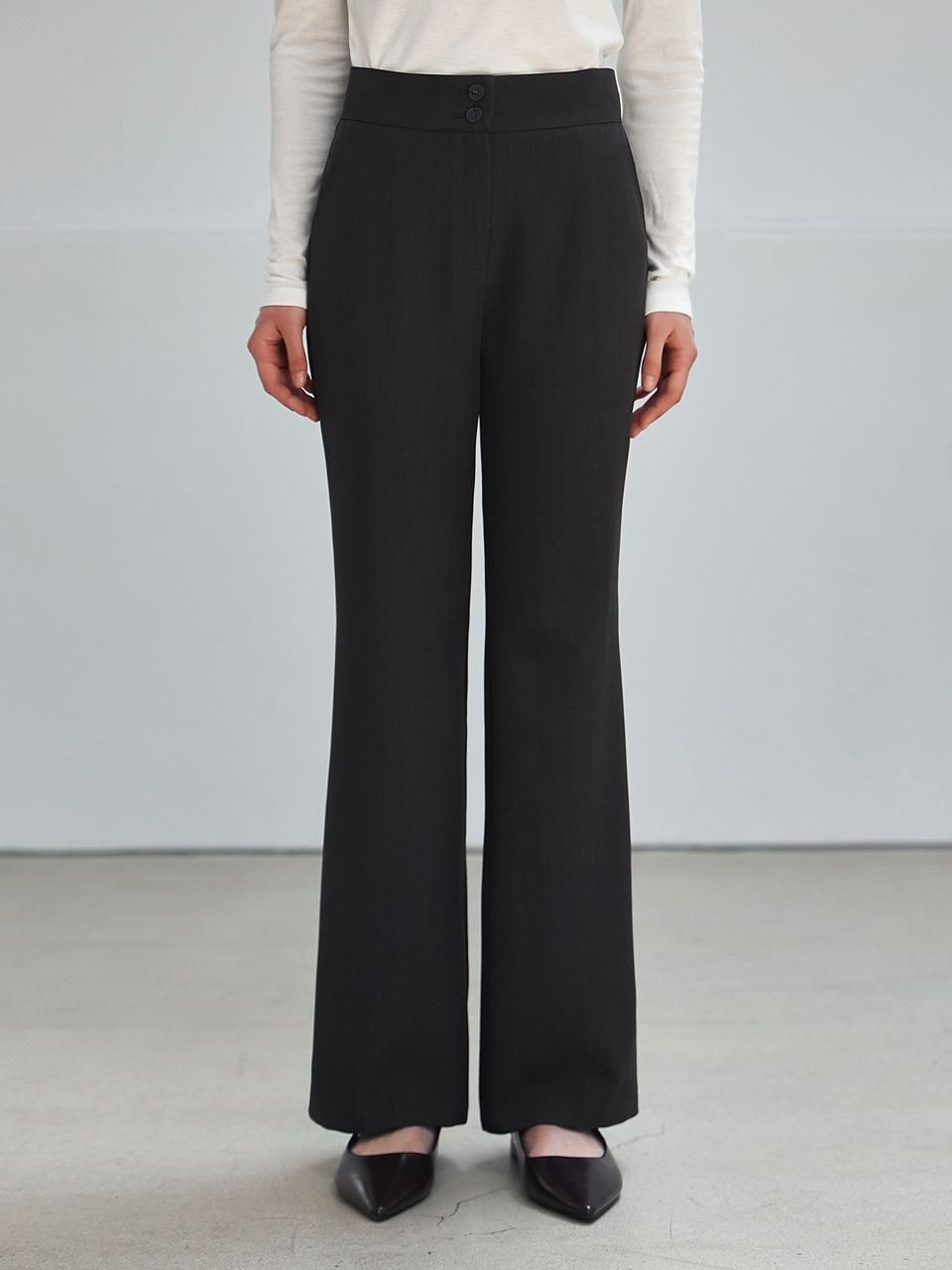 TWO-BUTTON BOOTCUT SLACKS (NSSL519) - NONANDNON - Modalova