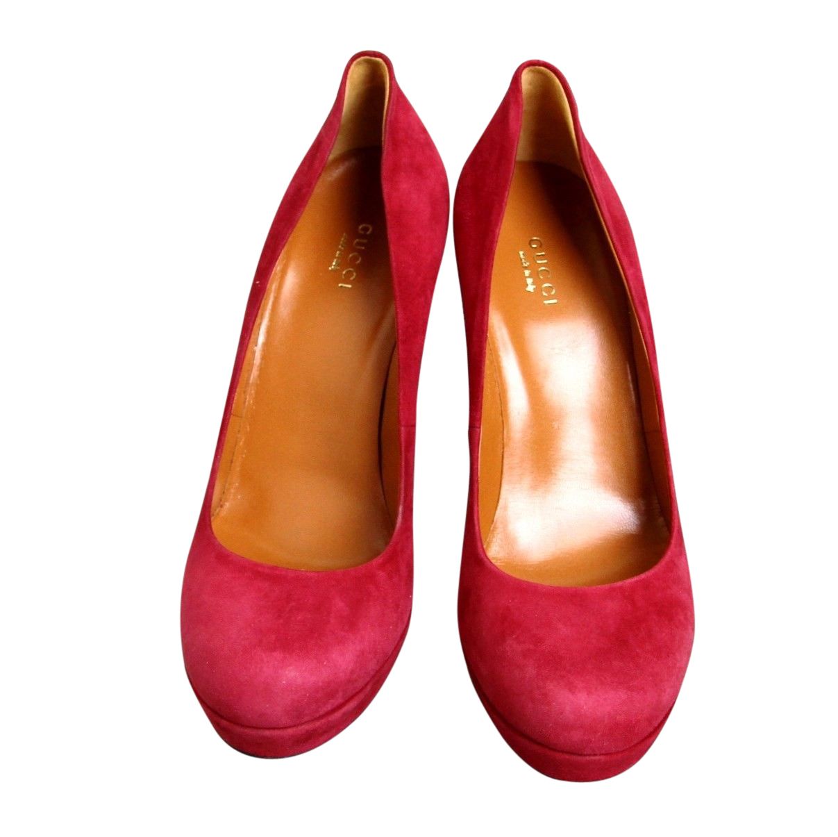 Women's Suede Platform Pump Shoes - Gucci - Modalova