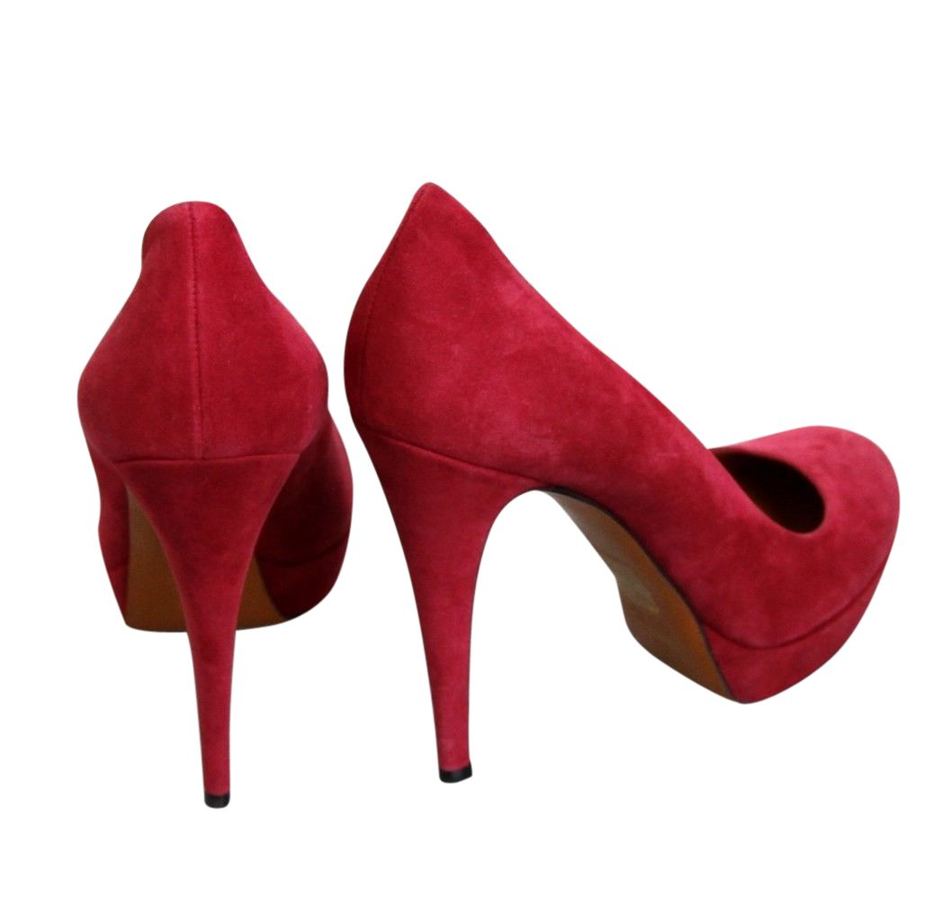 Women's Suede Platform Pump Shoes - Gucci - Modalova