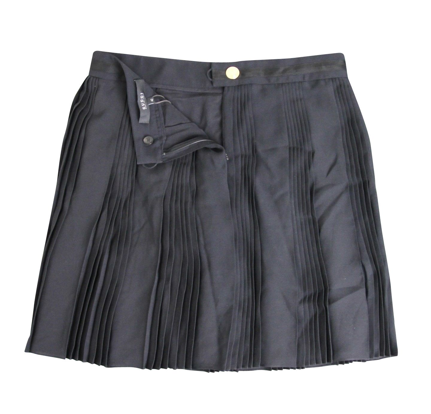 Women's Silk Elastane Runway Pleated Skirt (40) - Gucci - Modalova