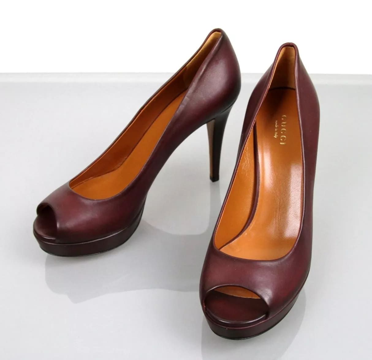 Betty Open-Toe Platform Pump SHOES 8.5 - GUCCI - Modalova