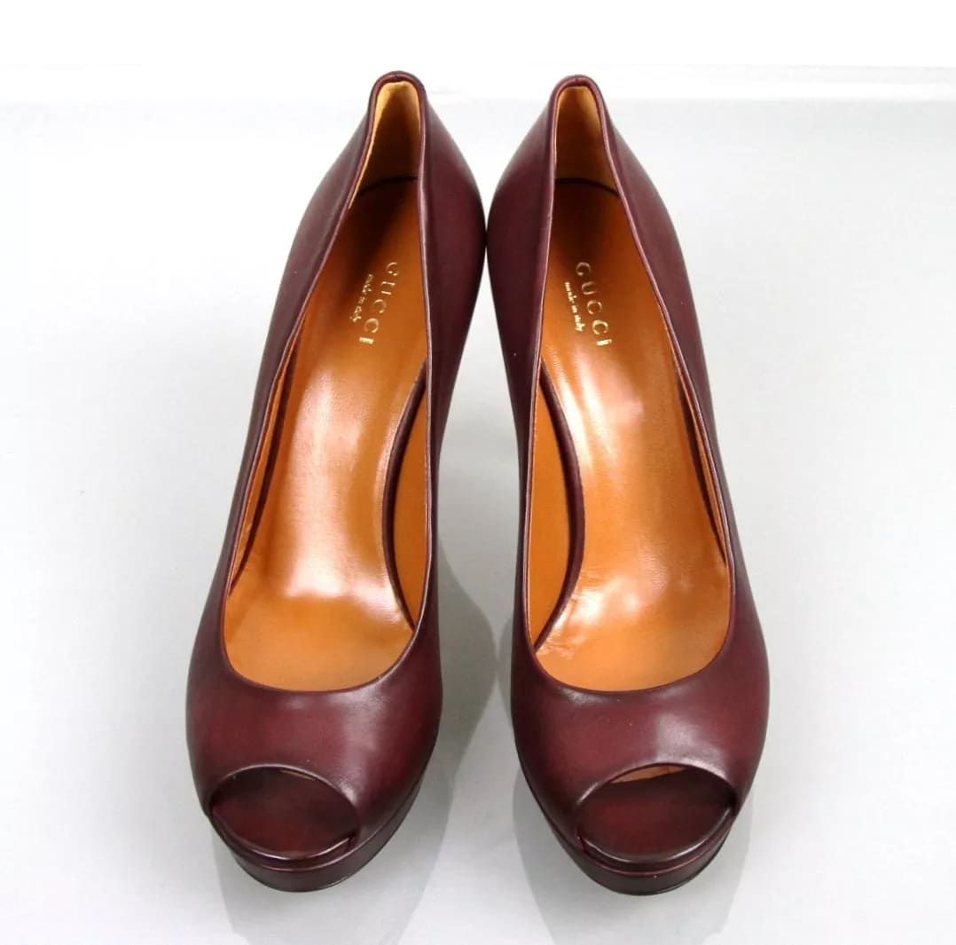 Betty Open-Toe Platform Pump SHOES 8.5 - GUCCI - Modalova