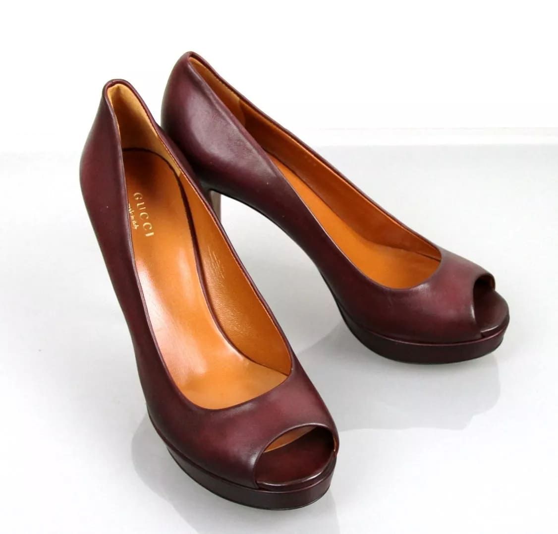 Betty Open-Toe Platform Pump SHOES 8.5 - GUCCI - Modalova