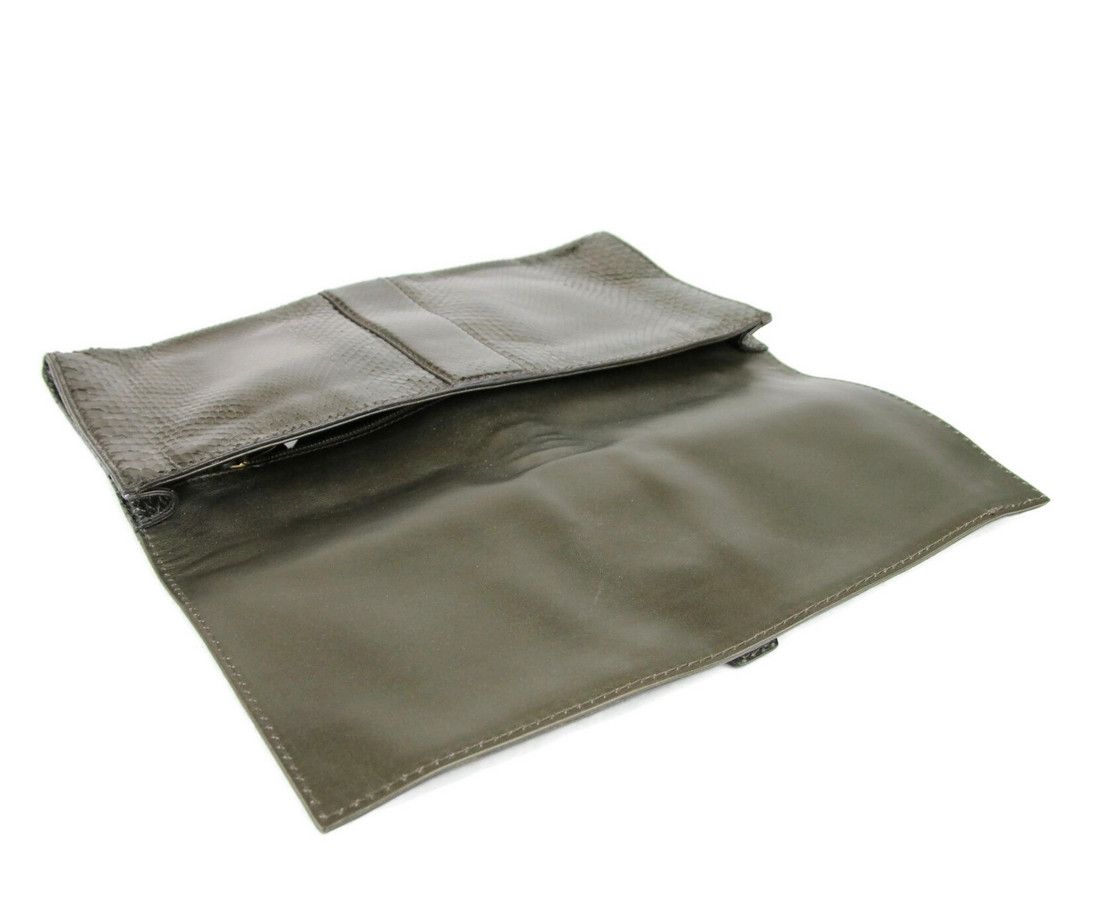 Soft Stirrup Python Large Clutch Bag - Gucci - Modalova