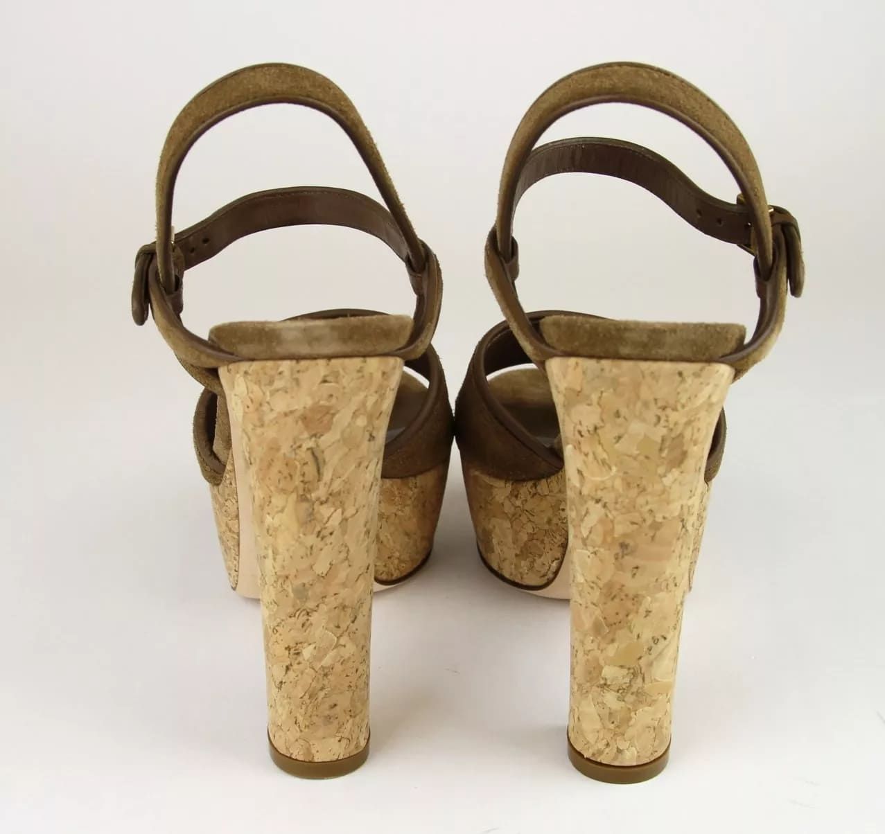 Danielle Suede Cork Platform Sandal, 38.5/8.5 - Gucci - Modalova