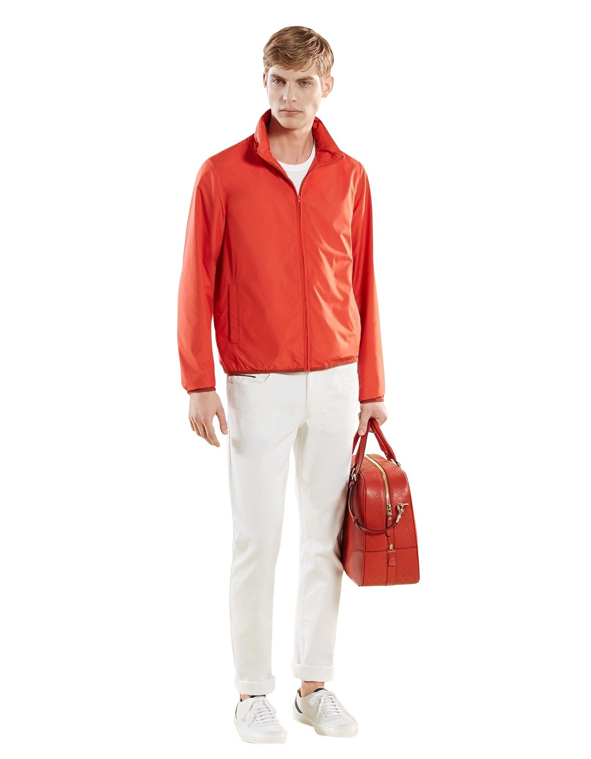 Men's Techno Polyester Windbreaker Jacket (G 44 / US 34) - Gucci - Modalova