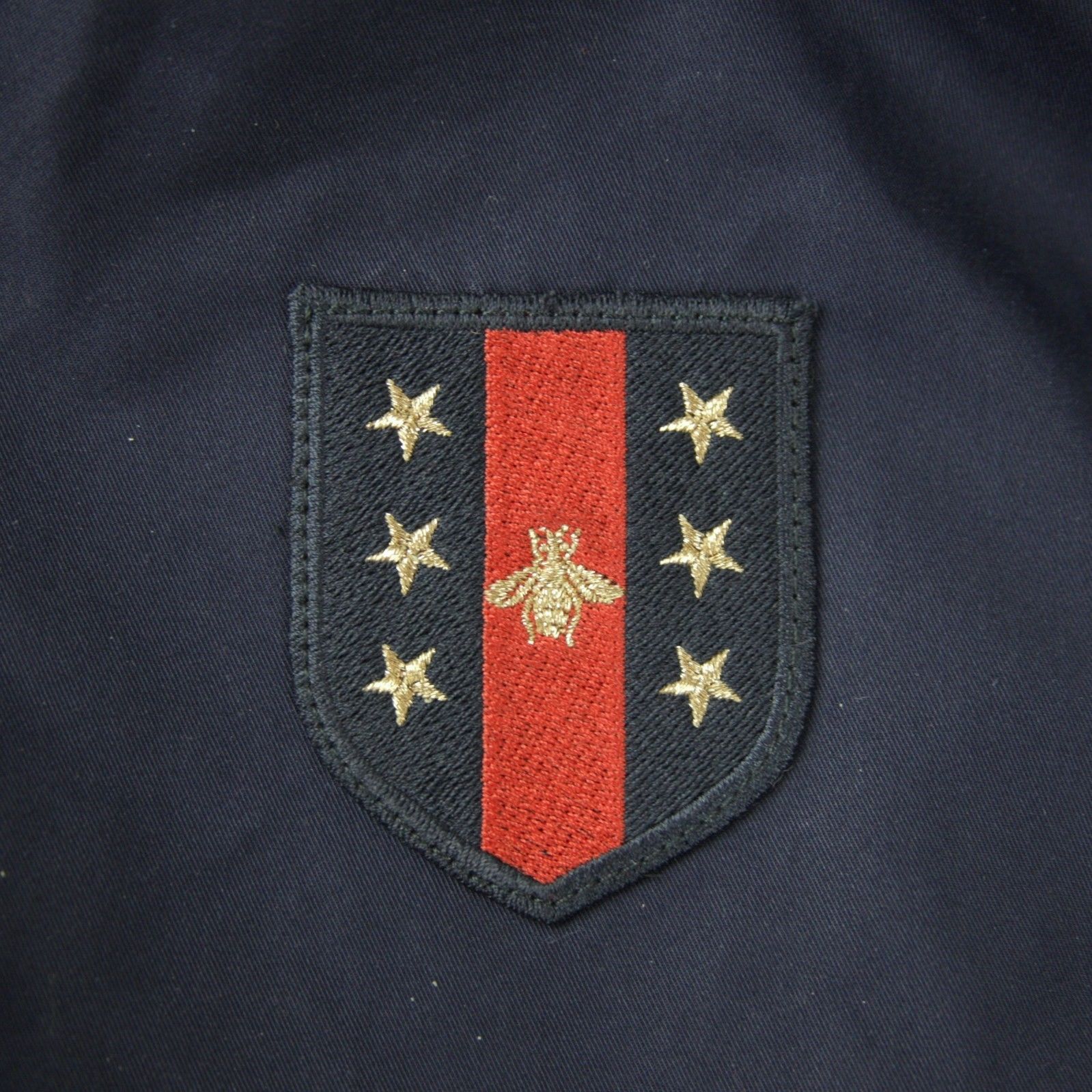 Men's Washed Gabardine Cotton / Polyester Jacket - Gucci - Modalova