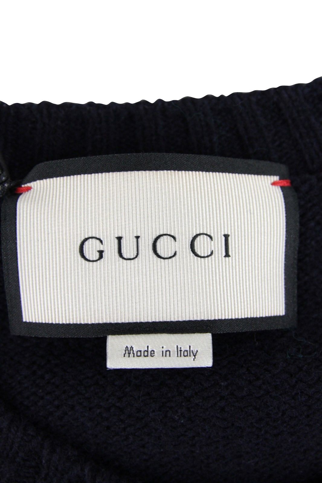 Men's Cashmere Wool Sweater with bird Patch (Medium) - Gucci - Modalova