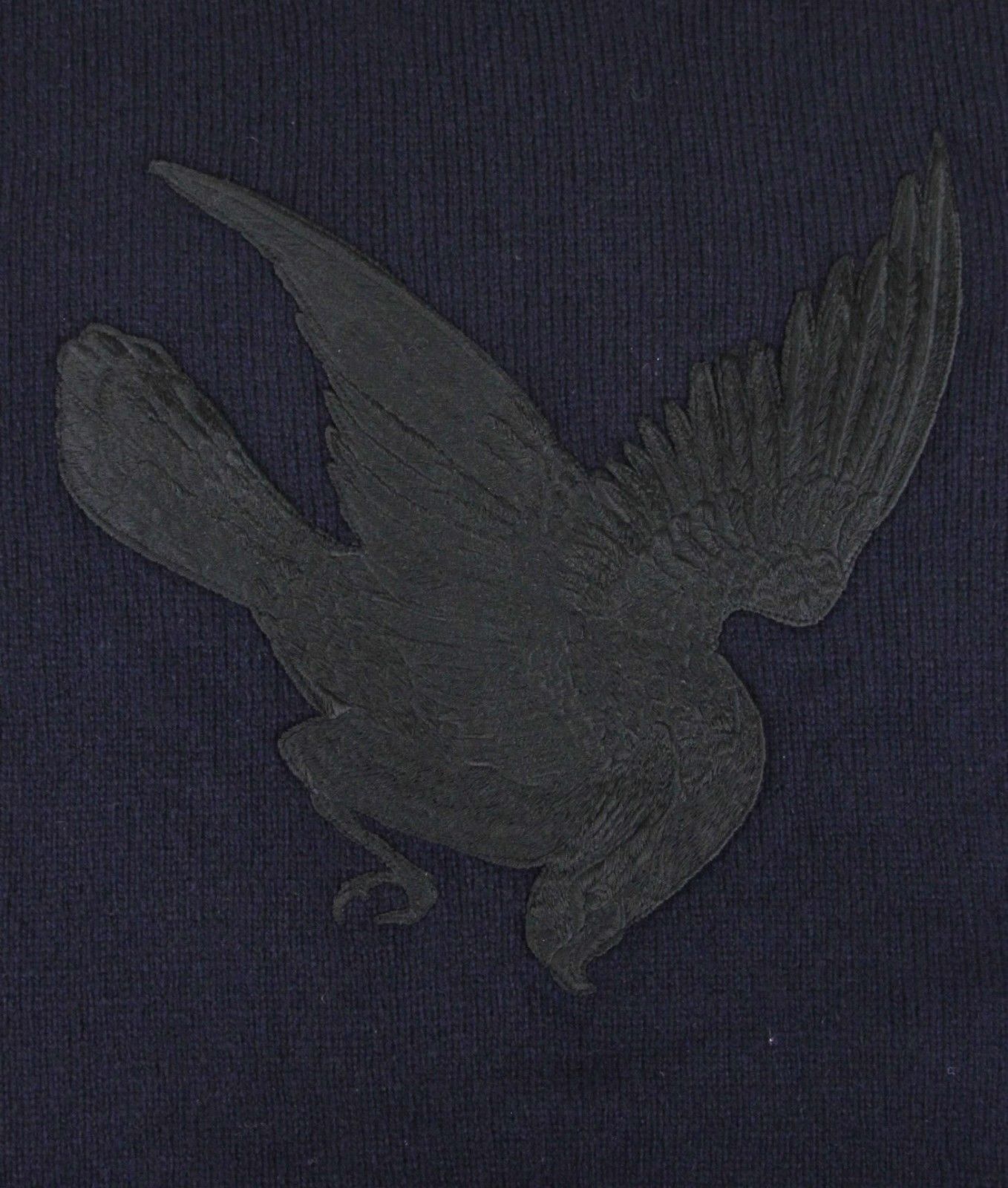 Men's Cashmere Wool Sweater with bird Patch (Medium) - Gucci - Modalova