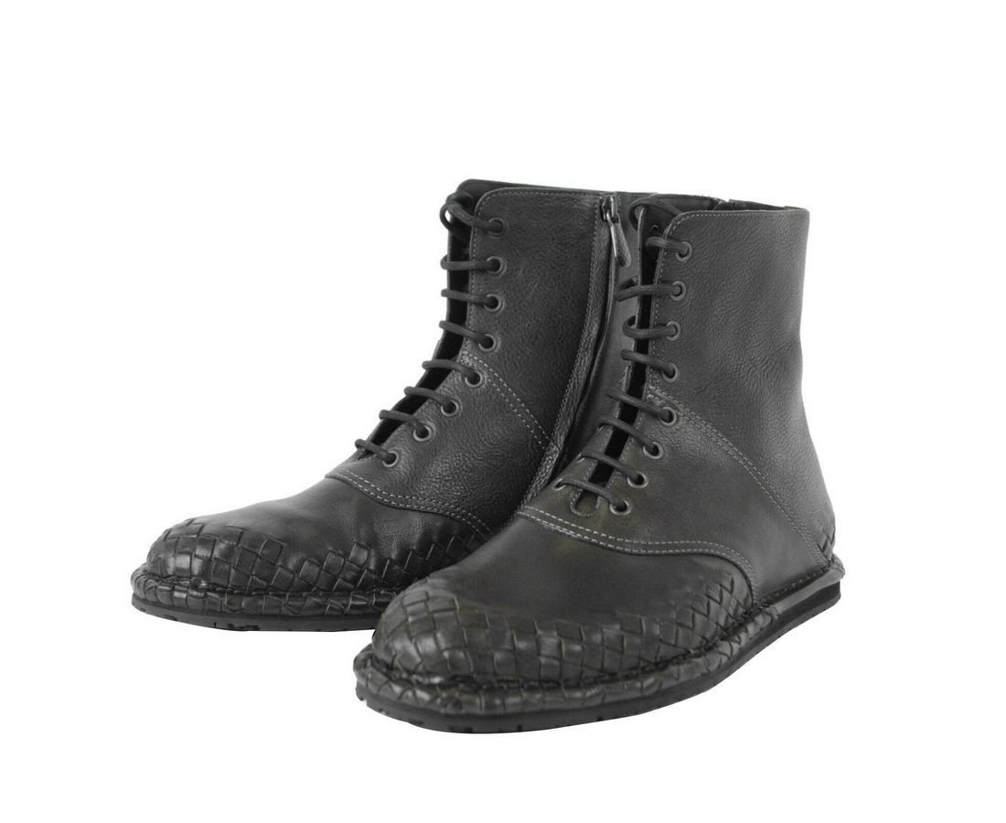 Men's Leather Side Zipper Boots(41 EU / 8 US) - Bottega Veneta - Modalova