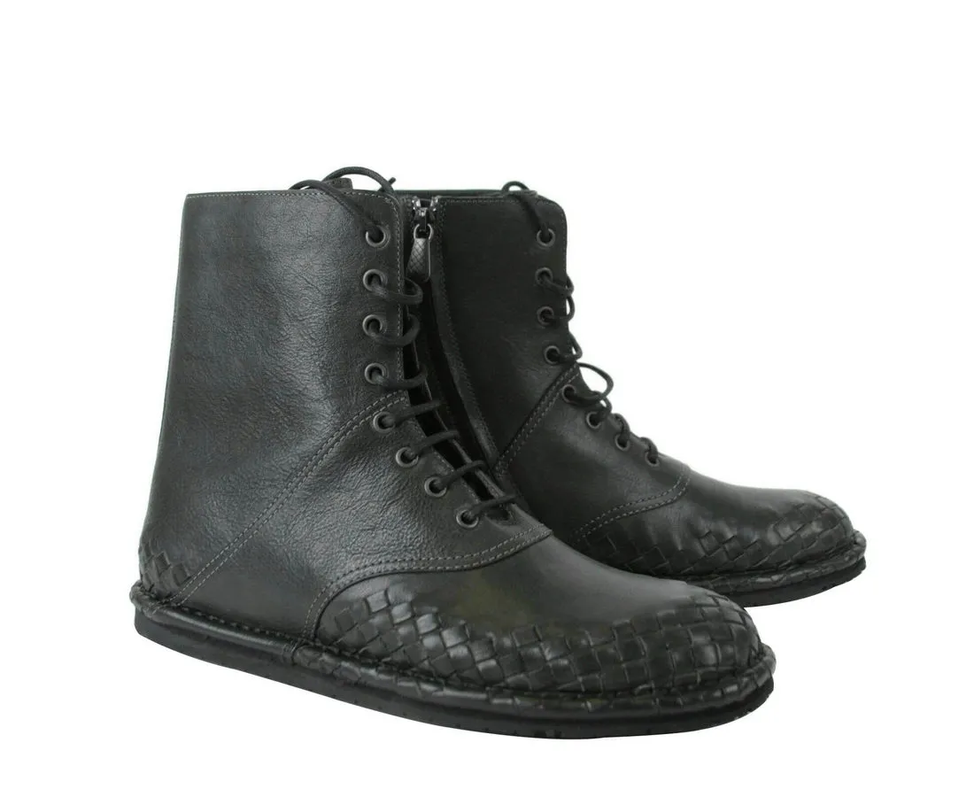 Men's Leather Side Zipper Boots(41 EU / 8 US) - Bottega Veneta - Modalova