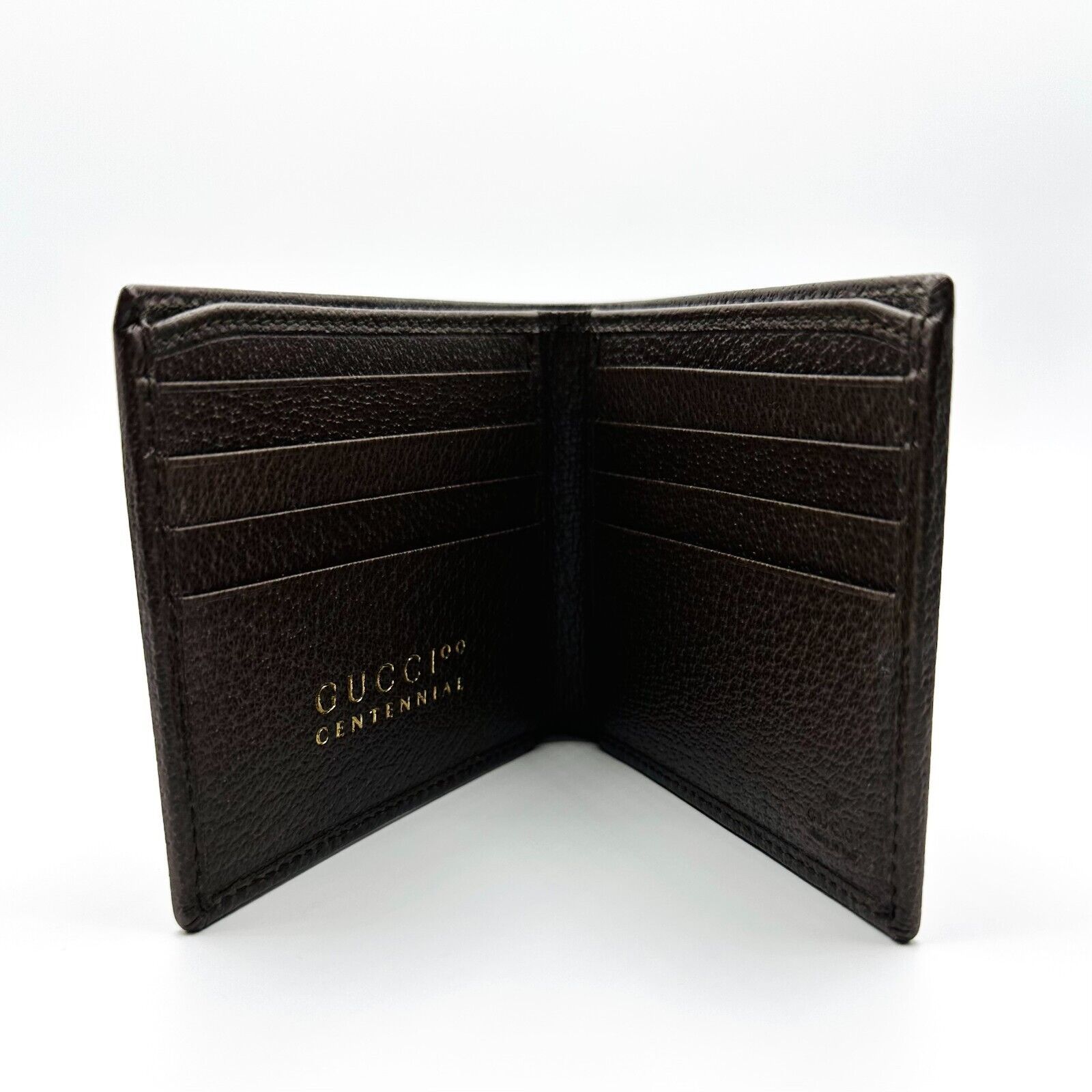 Centennial Men's Leather Bifold Wallet - Gucci - Modalova
