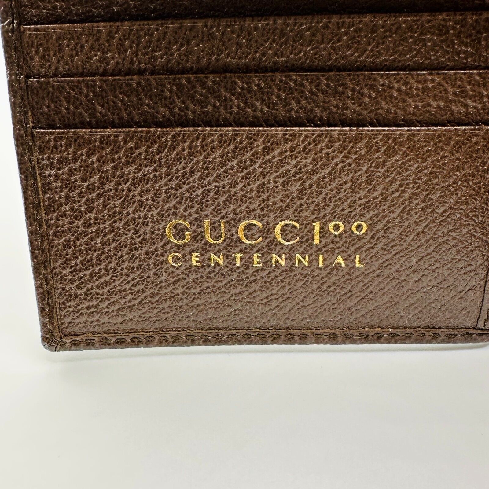 Centennial Men's Leather Bifold Wallet - Gucci - Modalova