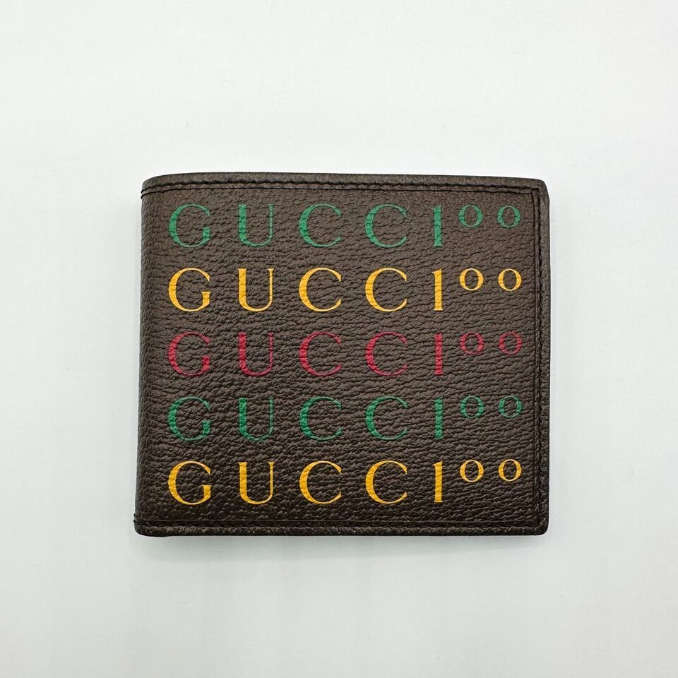Centennial Men's Leather Bifold Wallet - Gucci - Modalova