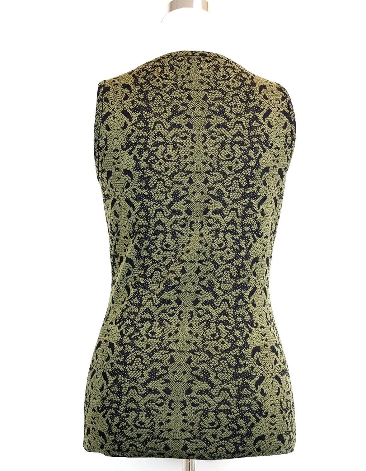 Women's Green Wool Small Python Printed Blend Tank Top - Gucci - Modalova