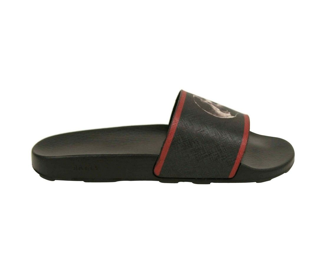 Men's Rubber With Logo And Red Edge Consumer Slide Sandals (8 EU / 9 US) - Bally - Modalova