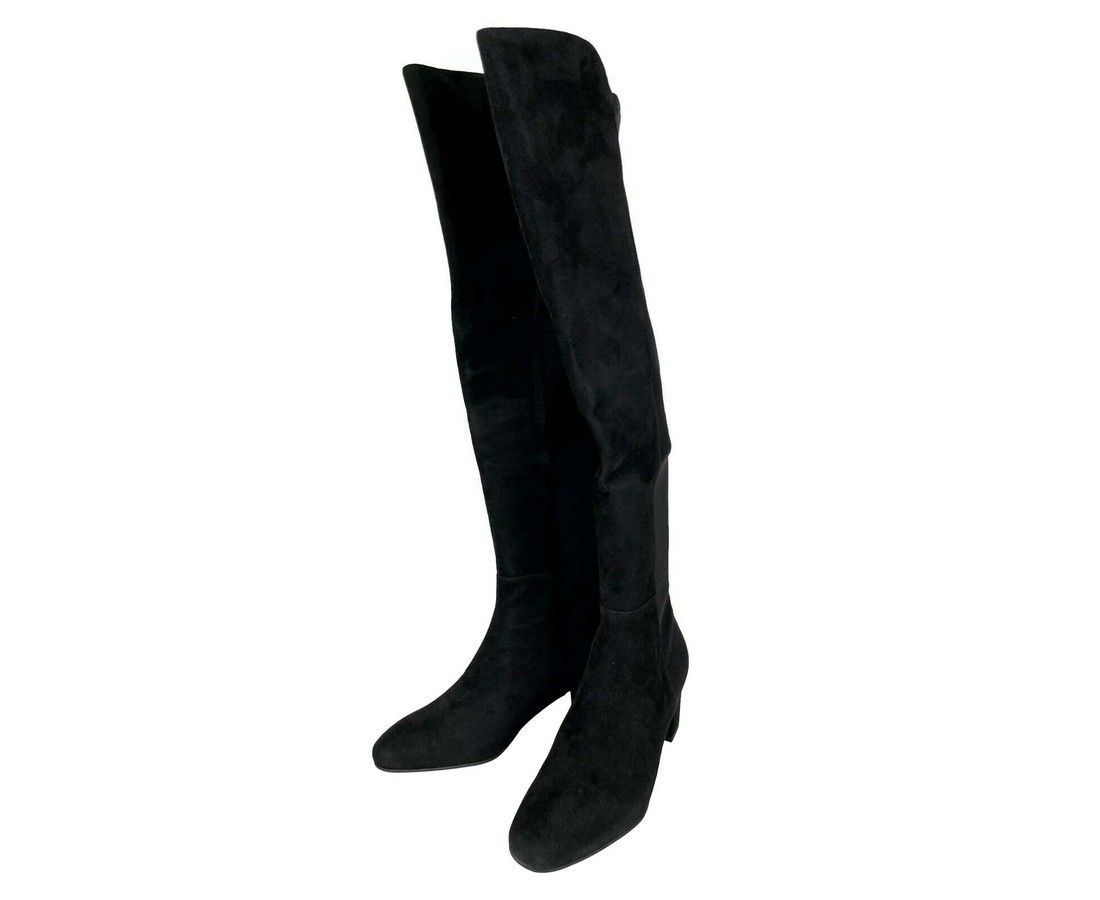 Women's Suede With Elastic Back Heel Knee High Boot - Stuart Weitzman - Modalova