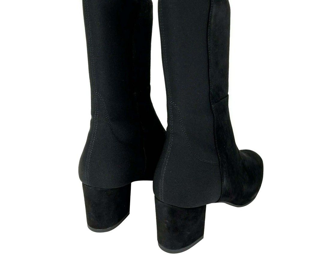 Women's Suede With Elastic Back Heel Knee High Boot - Stuart Weitzman - Modalova