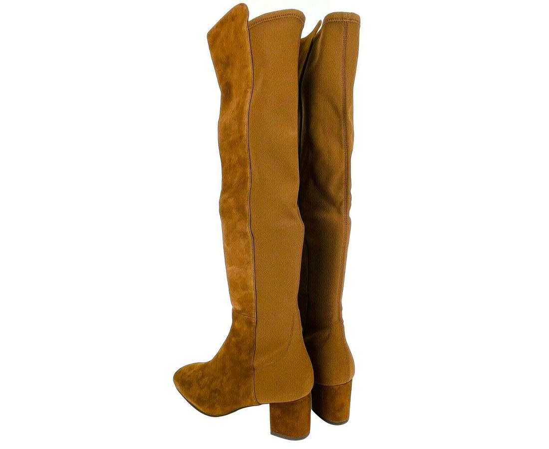 Women's Suede Heel Knee High Boots (36.5 EU / 6 B US) - Stuart Weitzman - Modalova