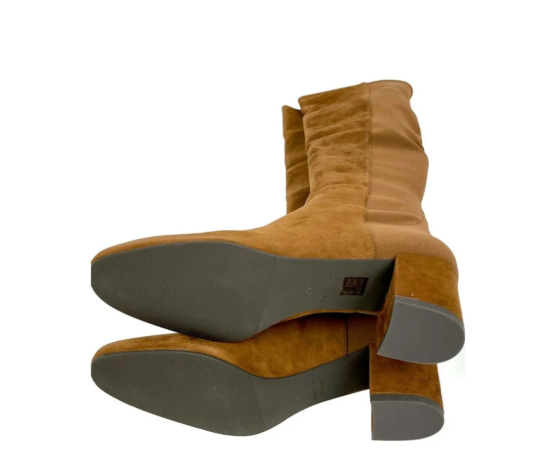 Women's Suede Heel Knee High Boots (36 EU / 5.5 B US) - Stuart Weitzman - Modalova