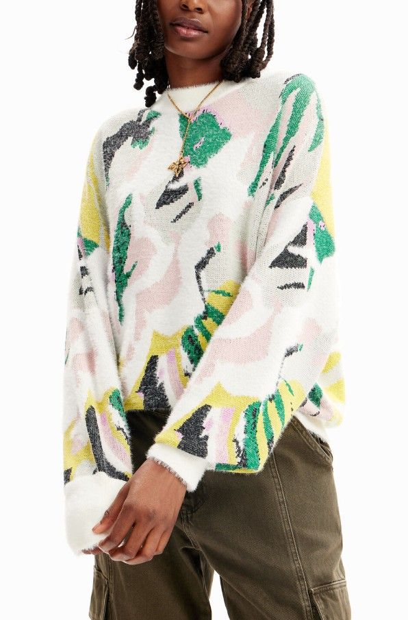 Desigual Oversized Arty Sweater - Desigual - Modalova