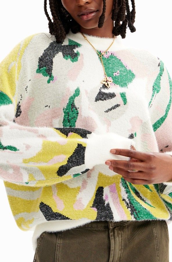 Desigual Oversized Arty Sweater - Desigual - Modalova