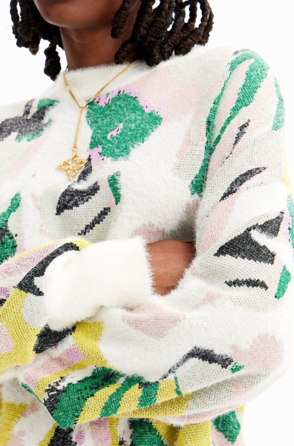 Desigual Oversized Arty Sweater - Desigual - Modalova