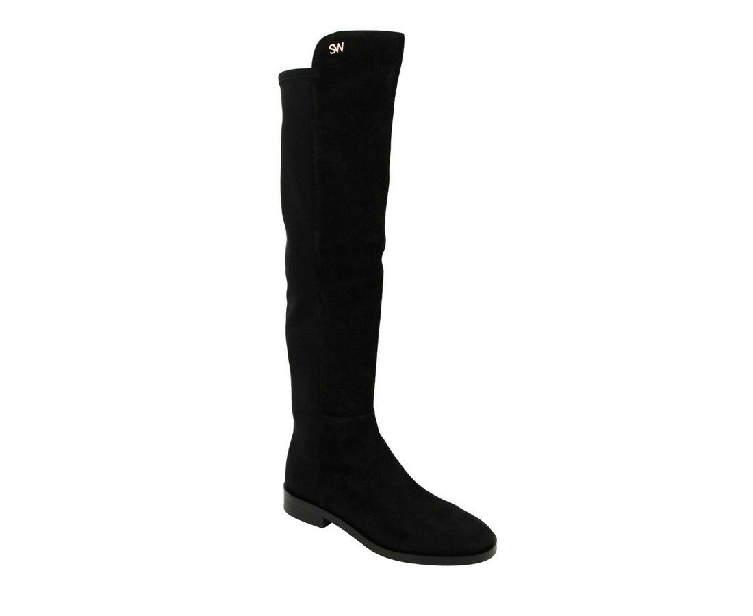 Women's Keelan Suede With Logo Over The Knee Boots - Stuart Weitzman - Modalova
