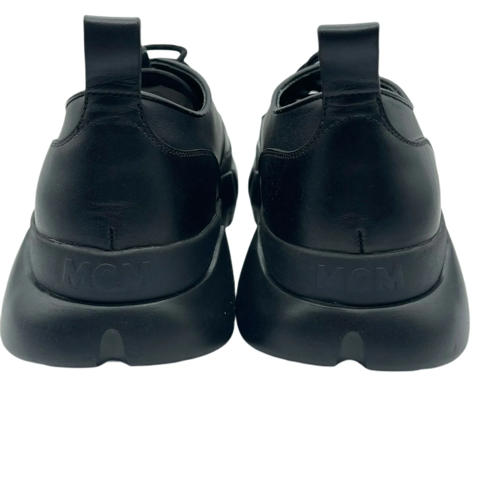 Men's Leather Platform Lace Up Sneaker (42 EU / 9 US) - MCM - Modalova