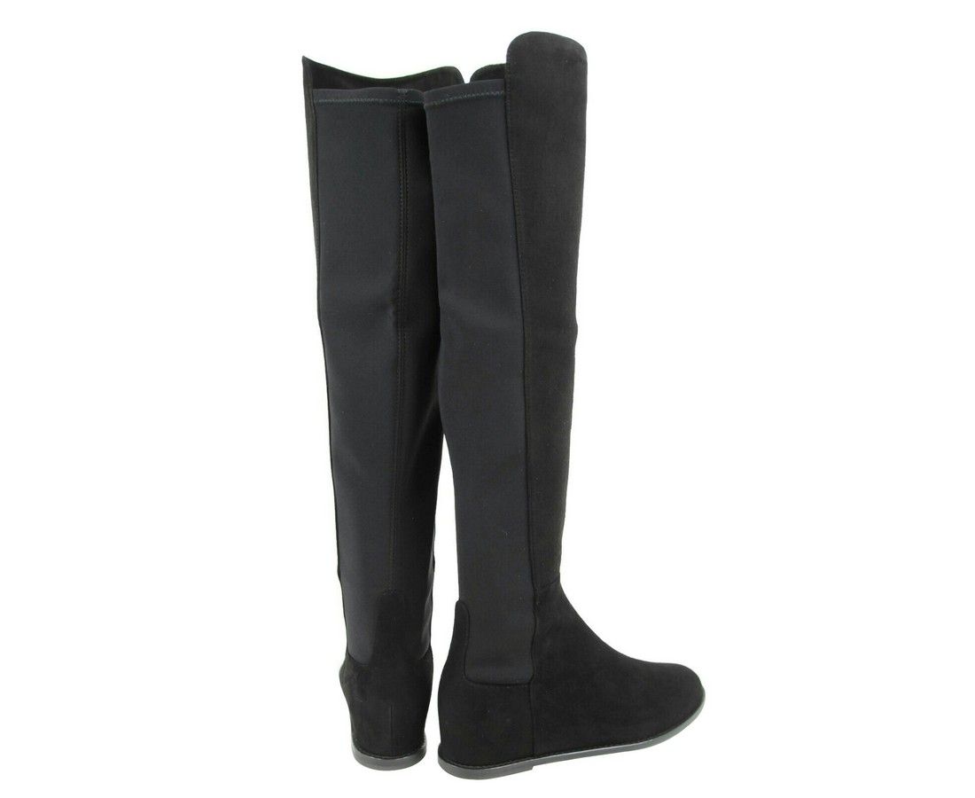 Women's Mainline Suede Hidden Wedge Knee-High Boot (5 M) - Stuart Weitzman - Modalova