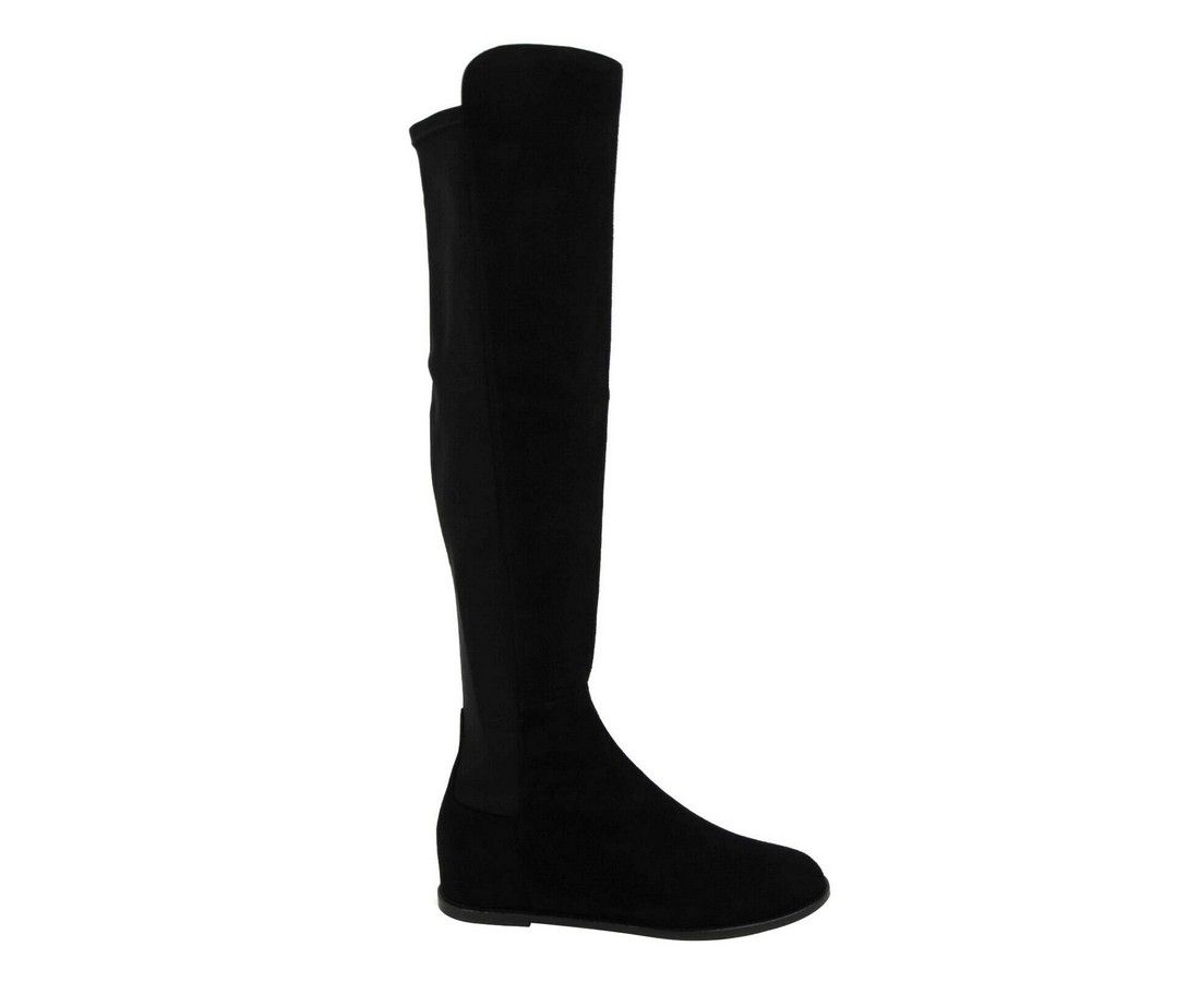 Women's Mainline Suede Hidden Wedge Knee-High Boot (5 M) - Stuart Weitzman - Modalova