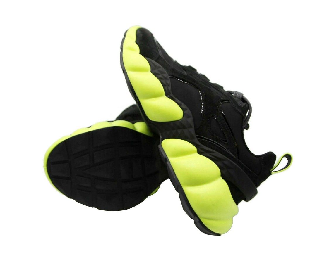 Men's Luft Collection Suede Neon Green Trim Sneaker (41 EU / 8 US) - MCM - Modalova