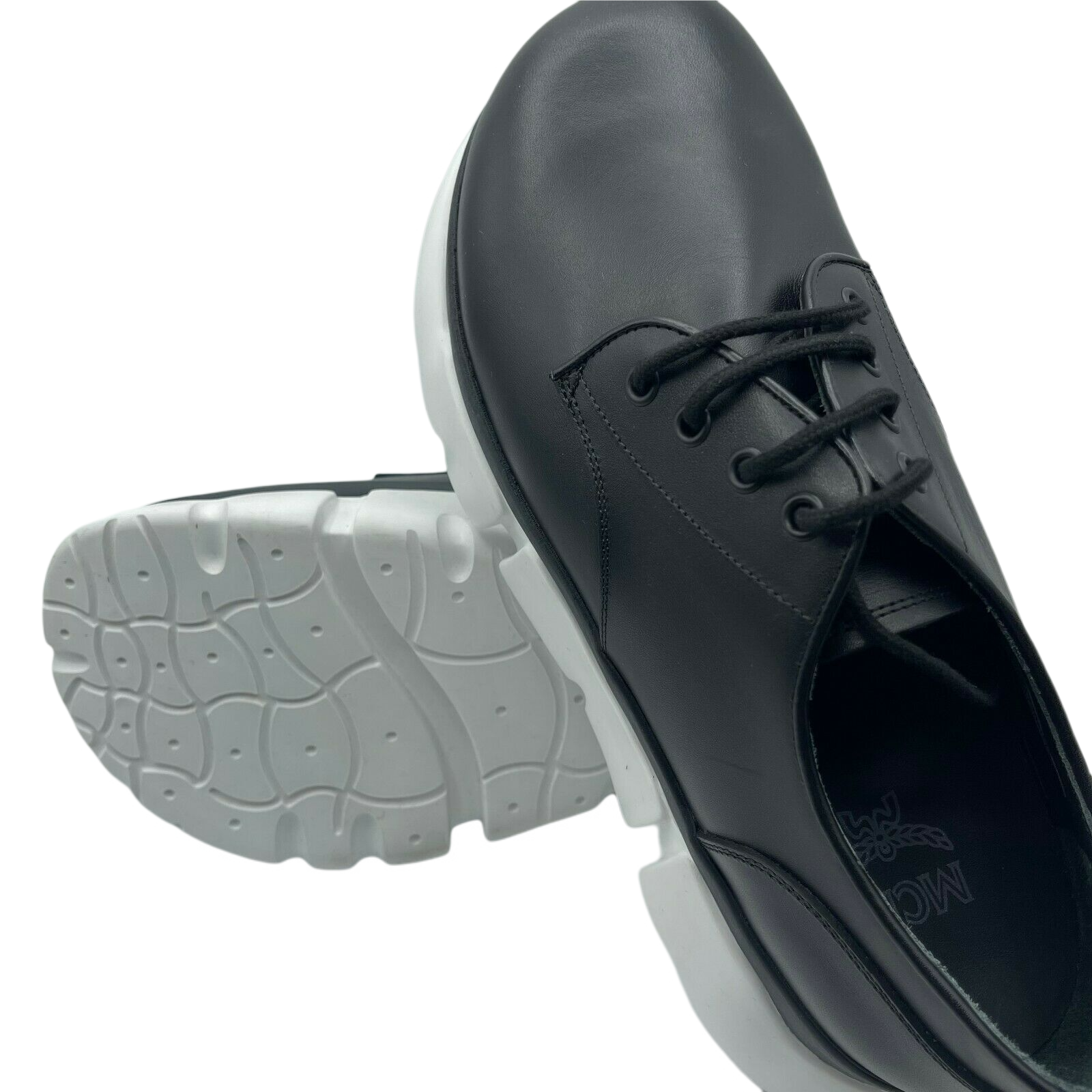 Men's Leather Platform Sneaker (EU 42 / US 9) - MCM - Modalova