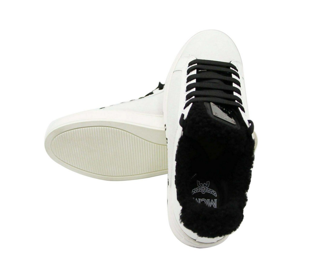 Women's Milano Suede Shearling Low Top Sneaker (35 EU / 5 US) - MCM - Modalova