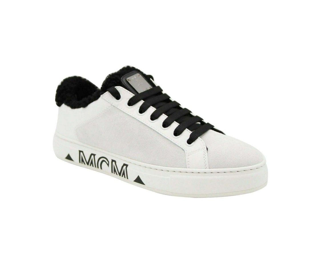 Women's Milano Suede Shearling Low Top Sneaker (36 EU / 6 US) - MCM - Modalova