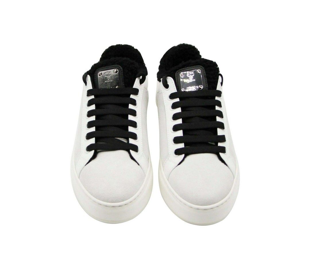 Women's Milano Suede Shearling Low Top Sneaker (36 EU / 6 US) - MCM - Modalova