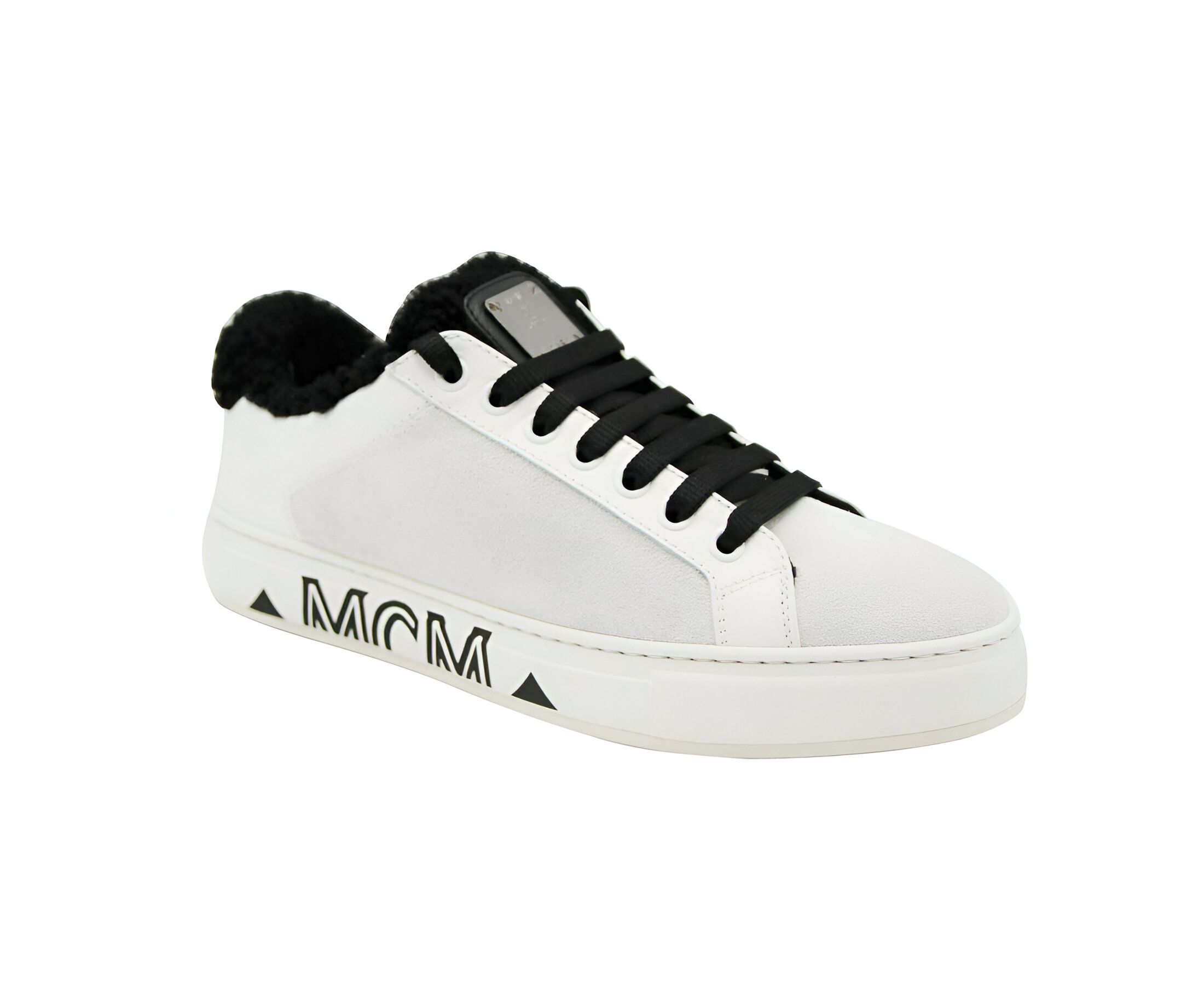 Women's Milano Suede Shearling Low Top Sneaker (37 EU / 7 US) - MCM - Modalova