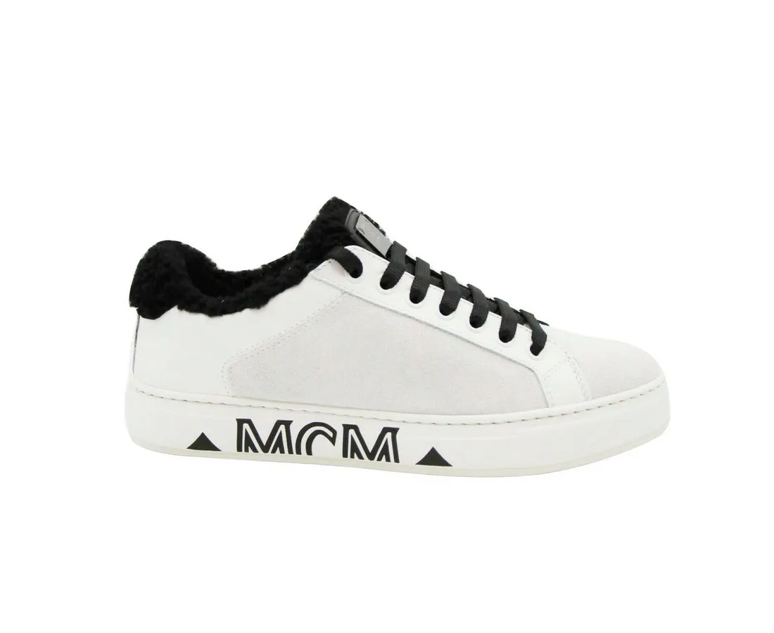 Women's Milano Suede Shearling Low Top Sneaker (39 EU / 9 US) - MCM - Modalova