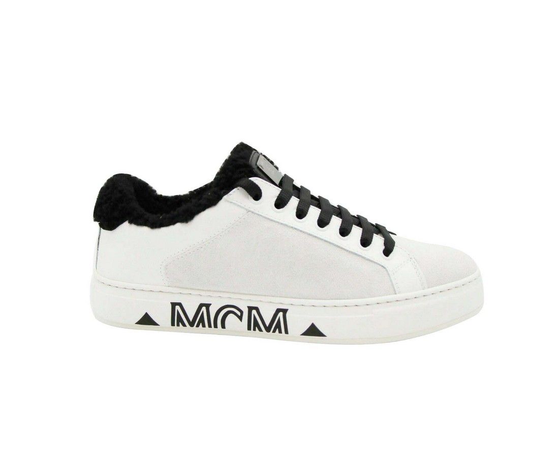 Women's Milano Suede Shearling Low Top Sneaker (40 EU / 10 US) - MCM - Modalova
