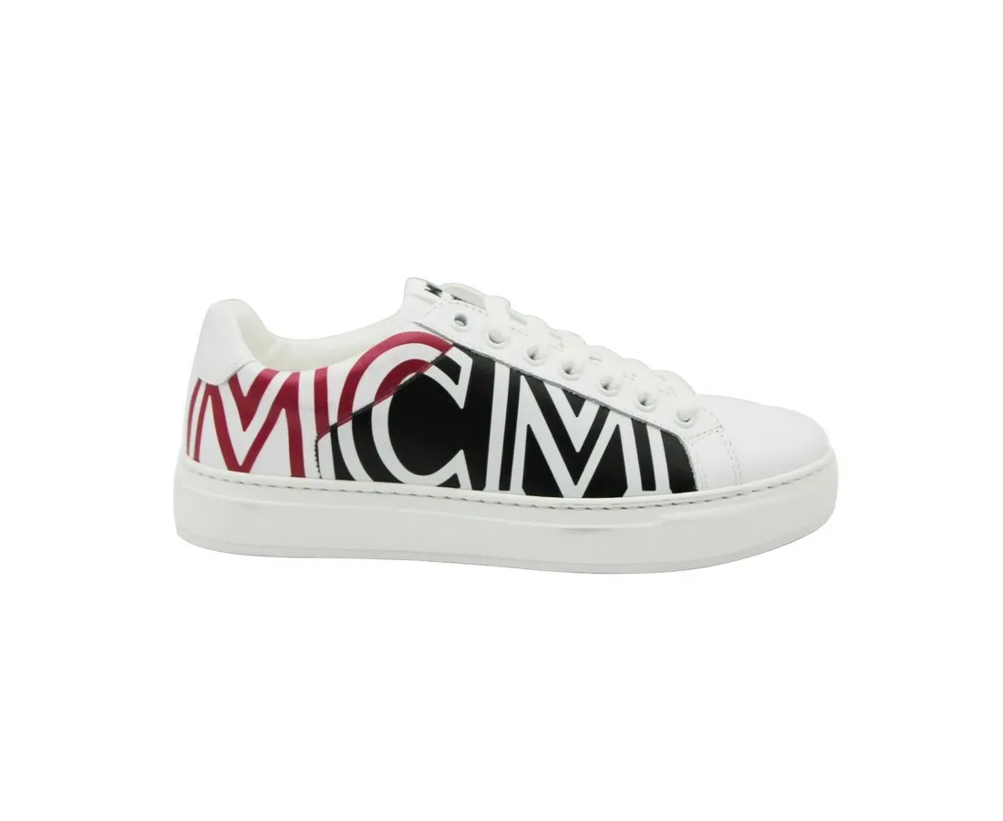 Women's / Leather Logo Low Top Sneaker (36 EU / 6 US) - MCM - Modalova