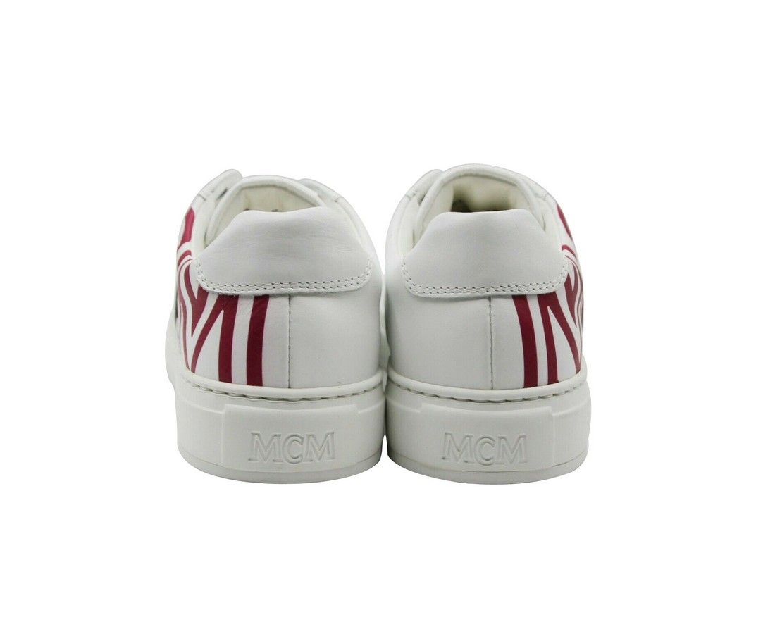 Women's / Leather Logo Low Top Sneaker (36 EU / 6 US) - MCM - Modalova