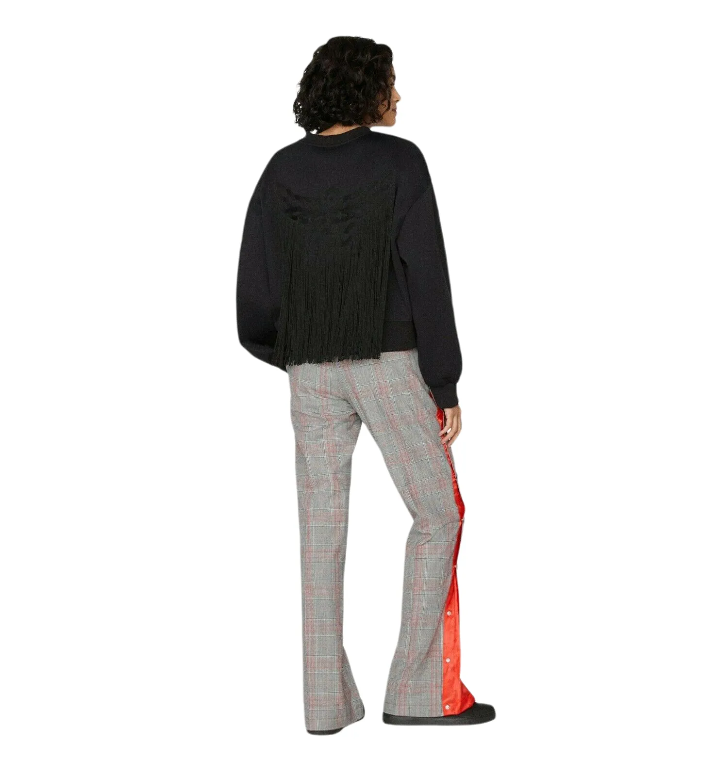 Women's Laurel Neoprene Pull Over Fringe Sweatshirt (S) - MCM - Modalova