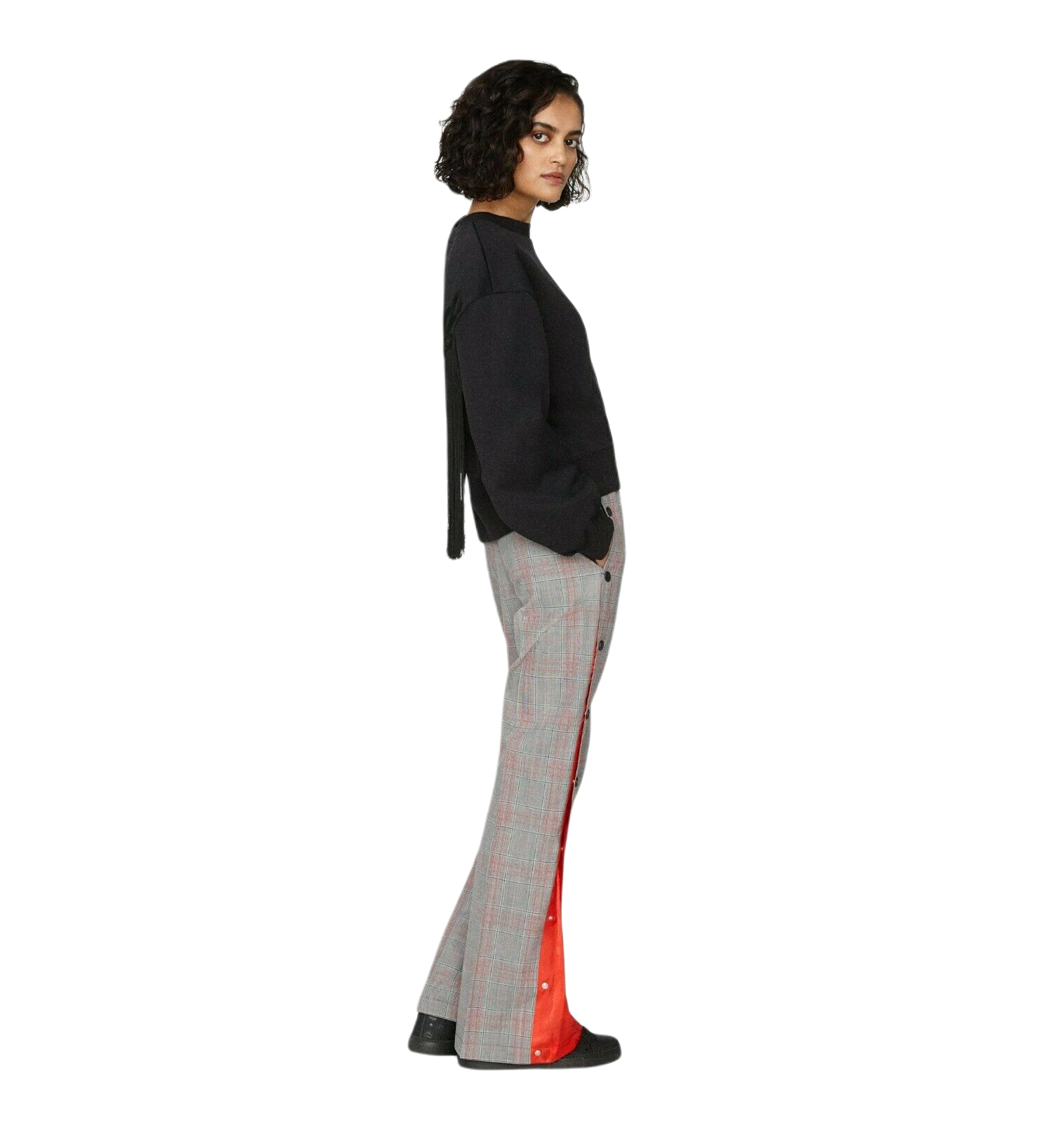 Women's Laurel Neoprene Pull Over Fringe Sweatshirt (S) - MCM - Modalova