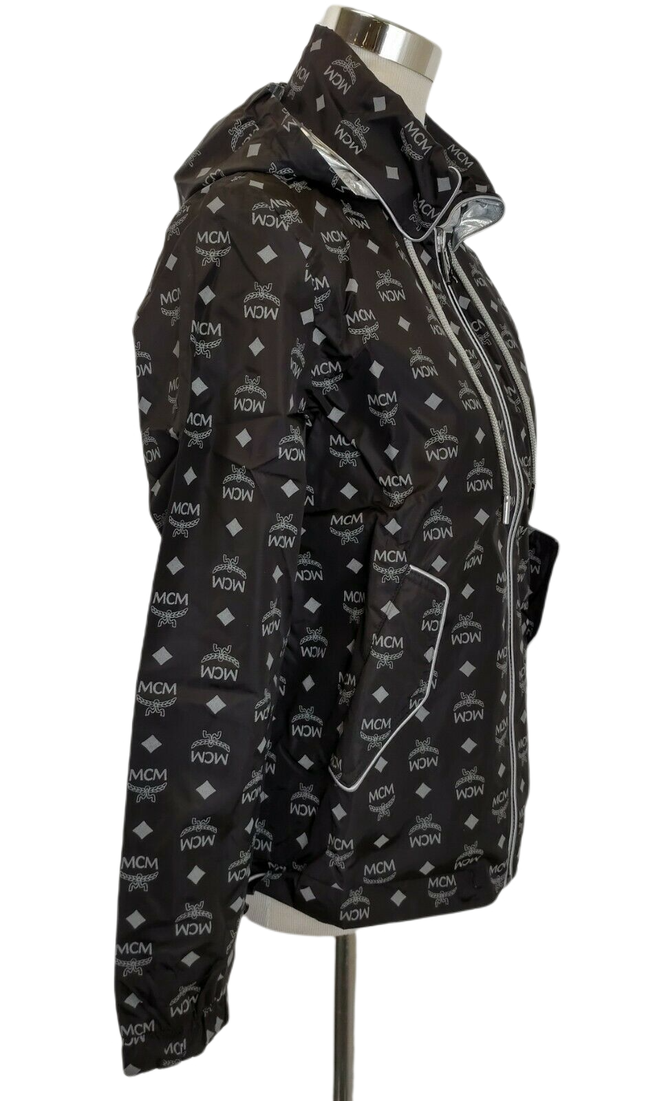 Women's Reflective Monogram Windbreaker Jacket S - MCM - Modalova