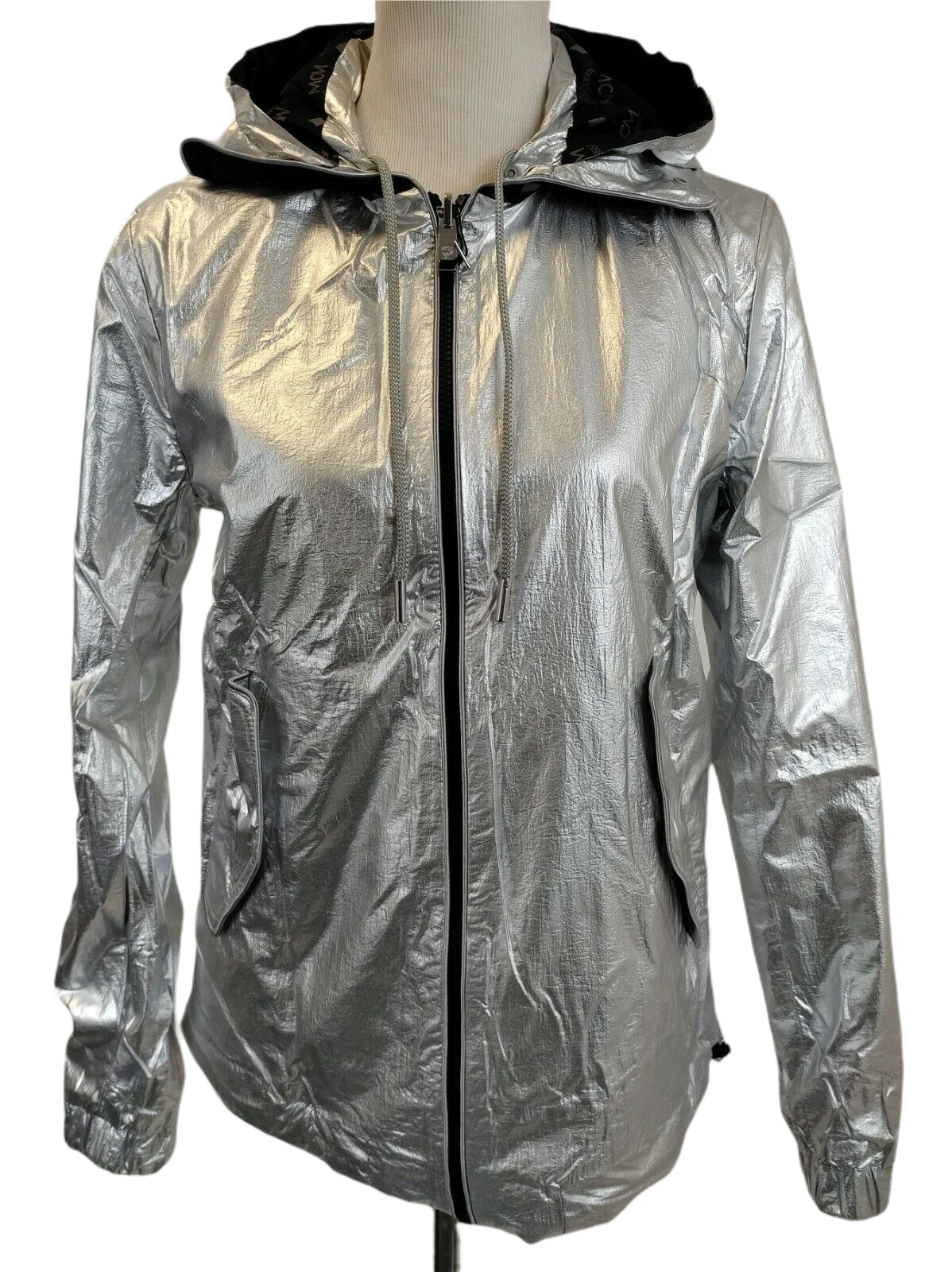 Women's Reflective Monogram Windbreaker Jacket S - MCM - Modalova